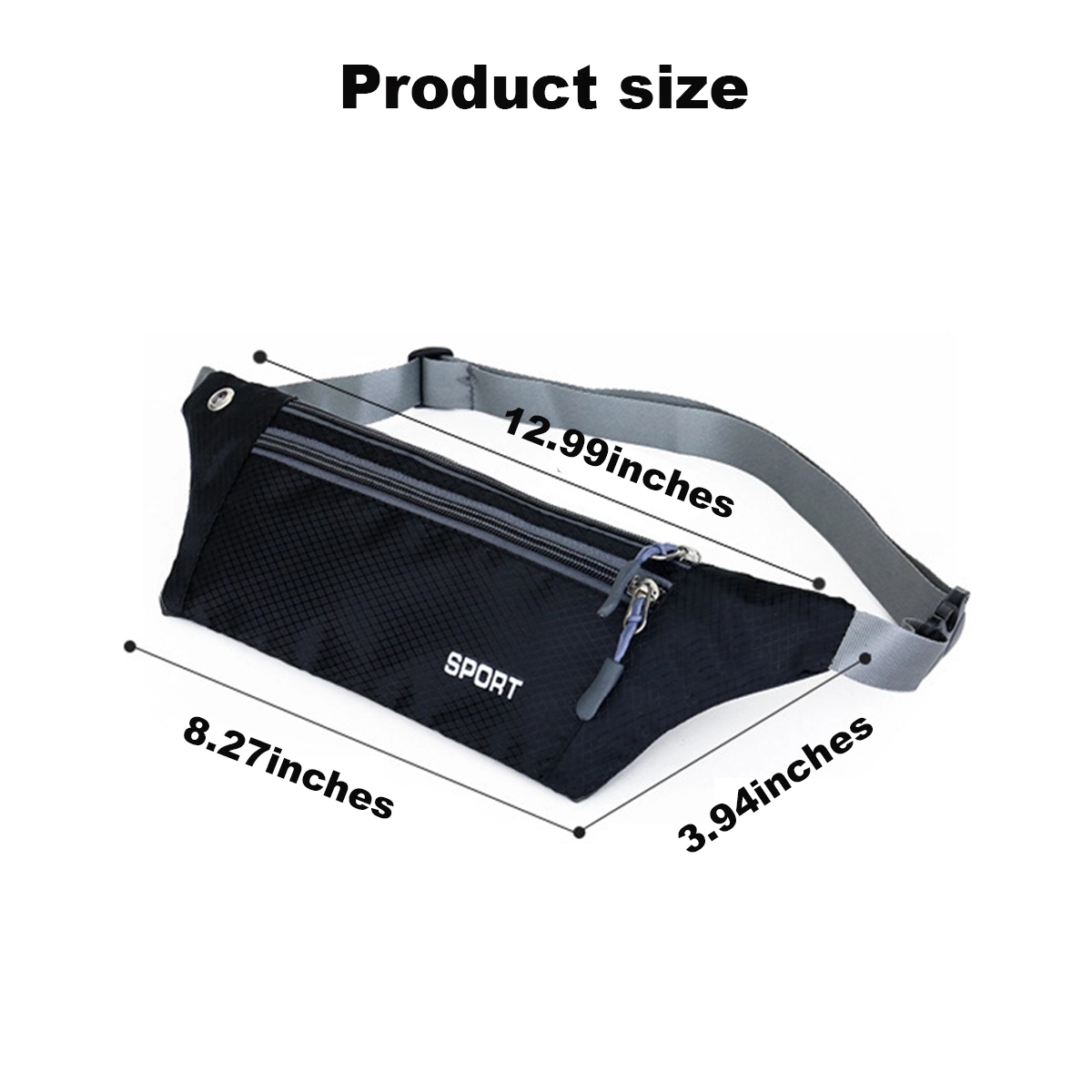 Fanny Pack For Men Women With Headphone Jack 3