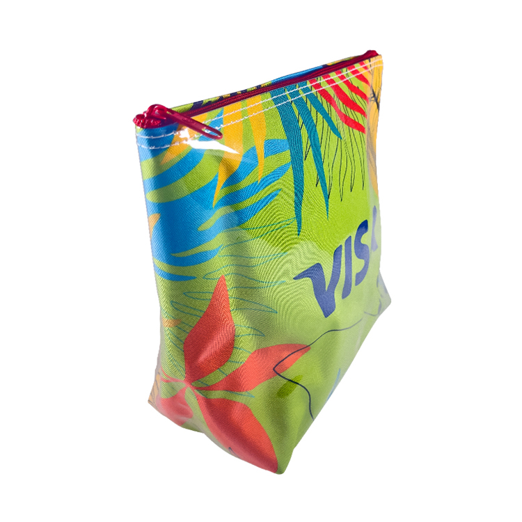 Medium Clear Coated Pouch w/ Gusset 2