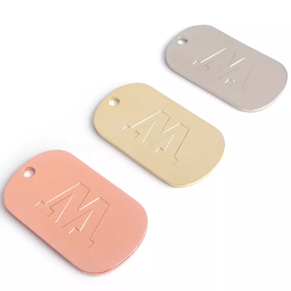 Custom Metal Dog Tag With Chains 3