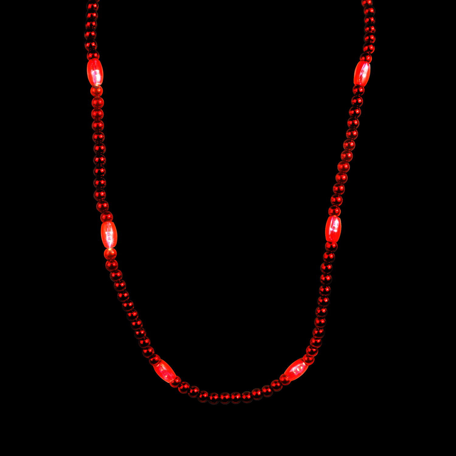 Light-Up Red Bead Necklace 1