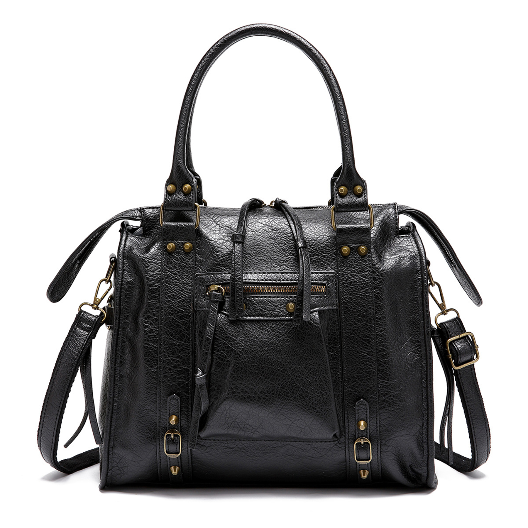Large Hobo Tote bag Soft Faux Leather Braided 5