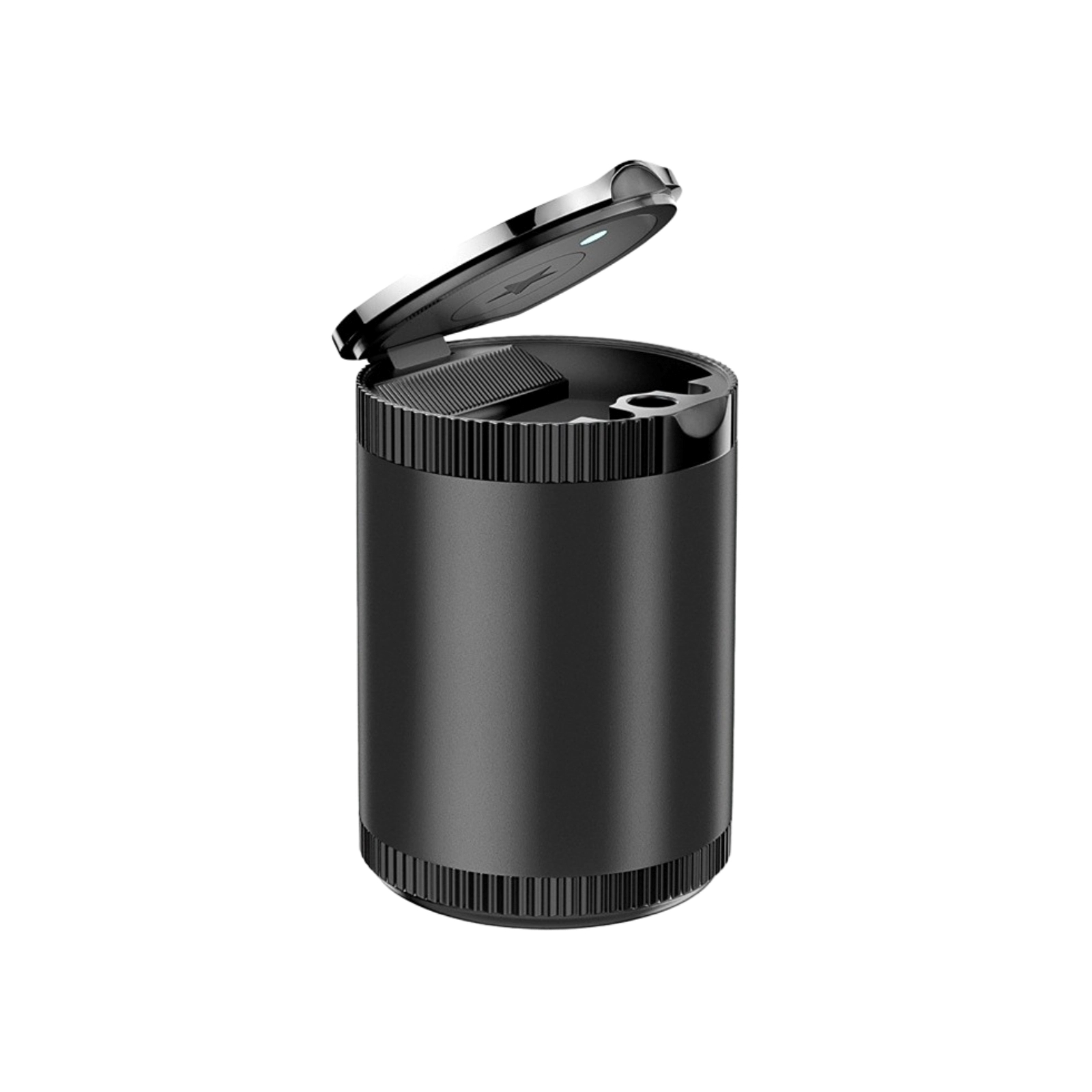 One-Button Open Lid Lighted Car Ashtray 6