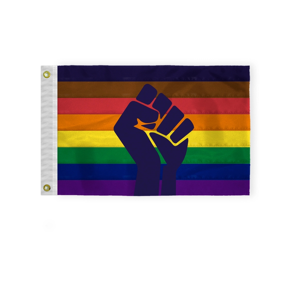 1ply POC with fist Deluxe Flag (Printed) 2