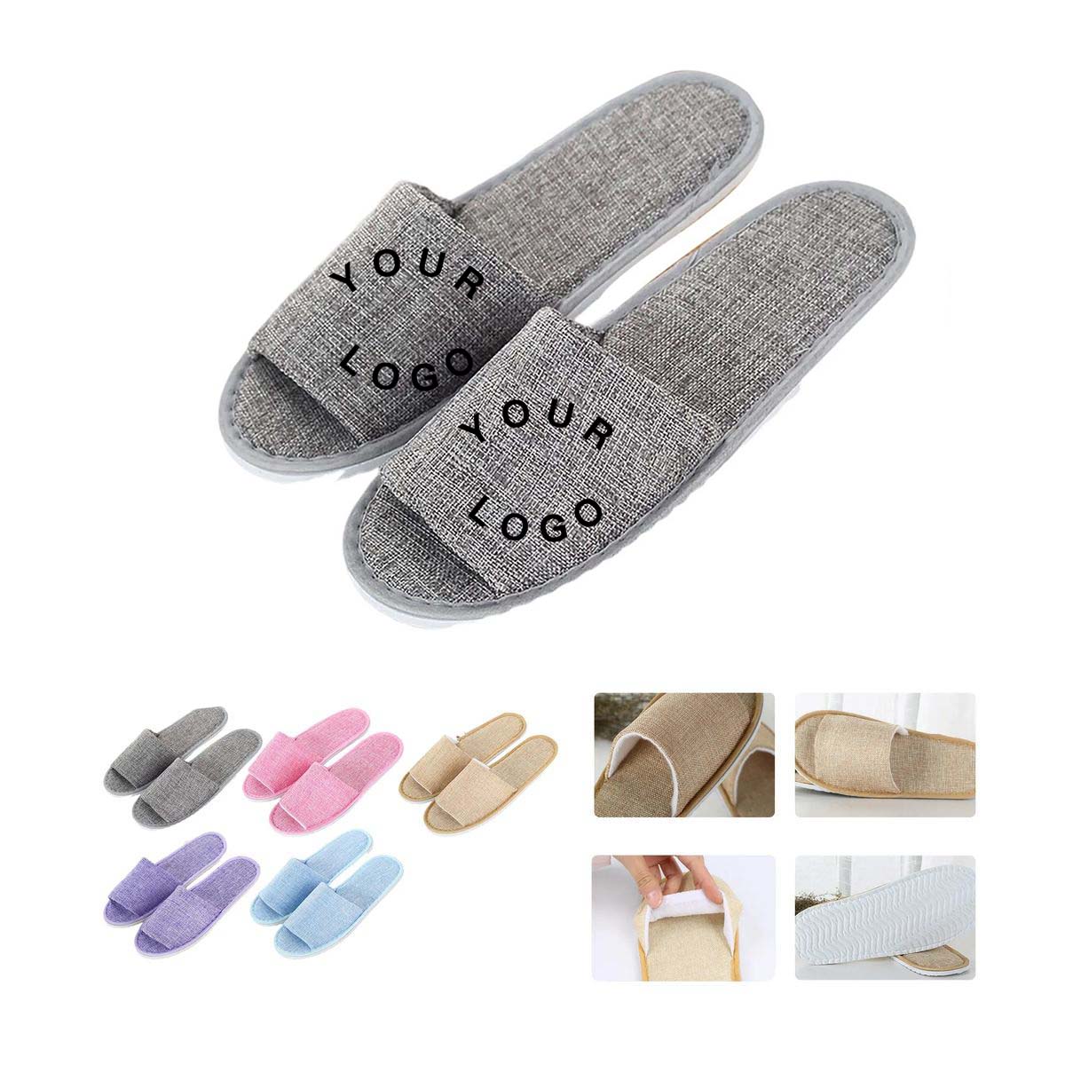 Comfortable Disposable Slippers with Antibacterial Fabric 1