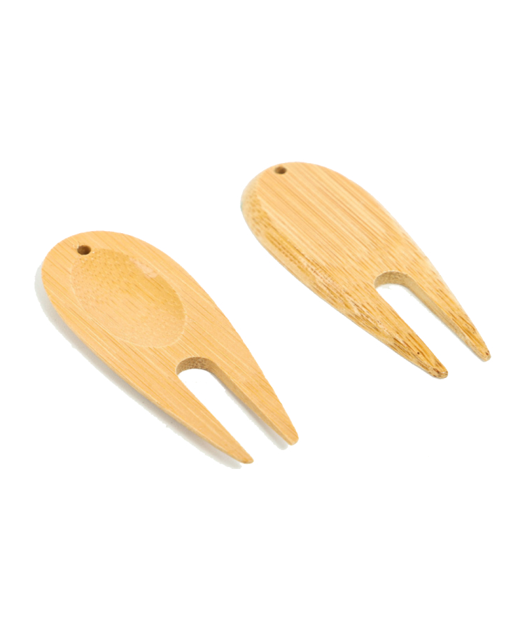 Union Printed - Golf Divot Repair Tool - Made out of Bamboo Wood 1