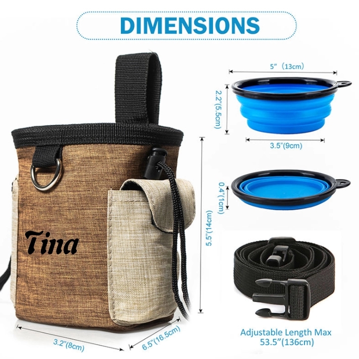 Dog Treat Pouch Pet Training Kit Bag 4
