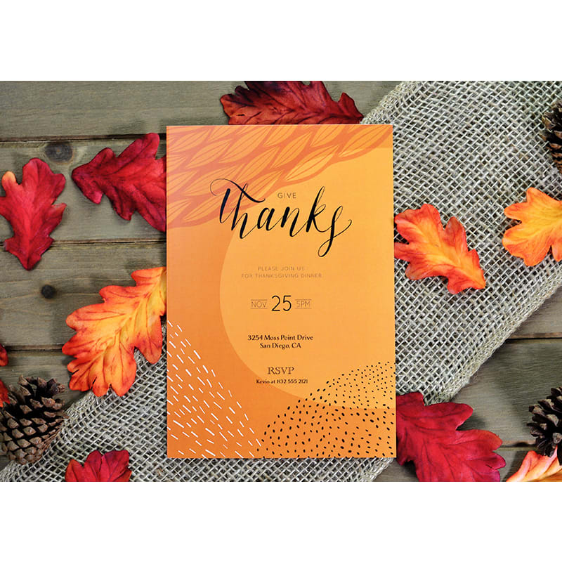 Custom Full Color 5 X 7 Inch Invitation Cards 81