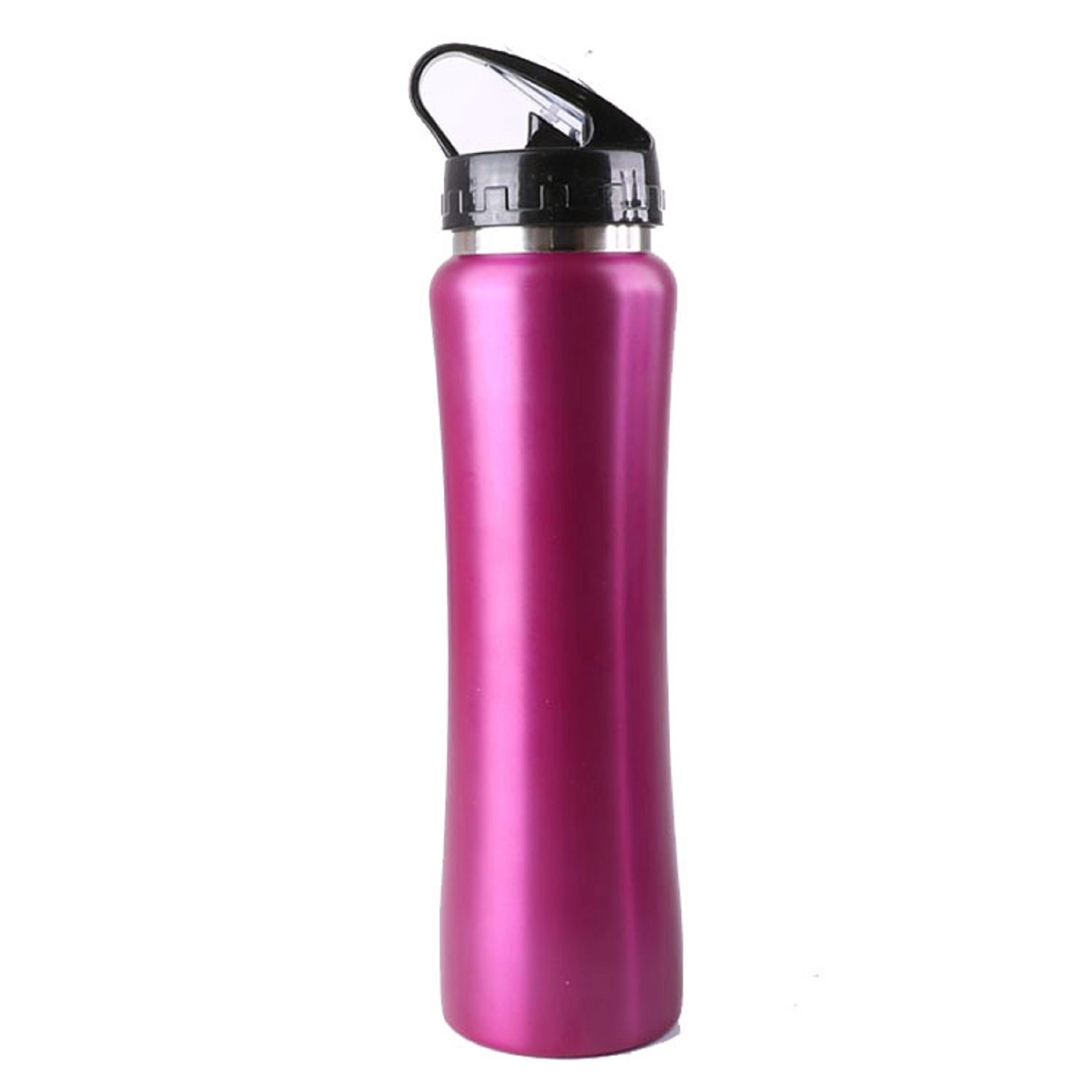 21 oz single wall metal sport bottle with straw, custom water bottle with logo imprint 7