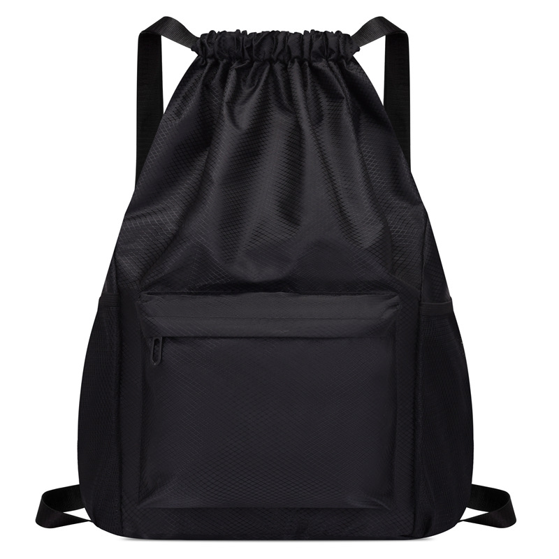 Waterproof Large Sports Drawstring Backpack w/Adjustable Shoulder Strap 3