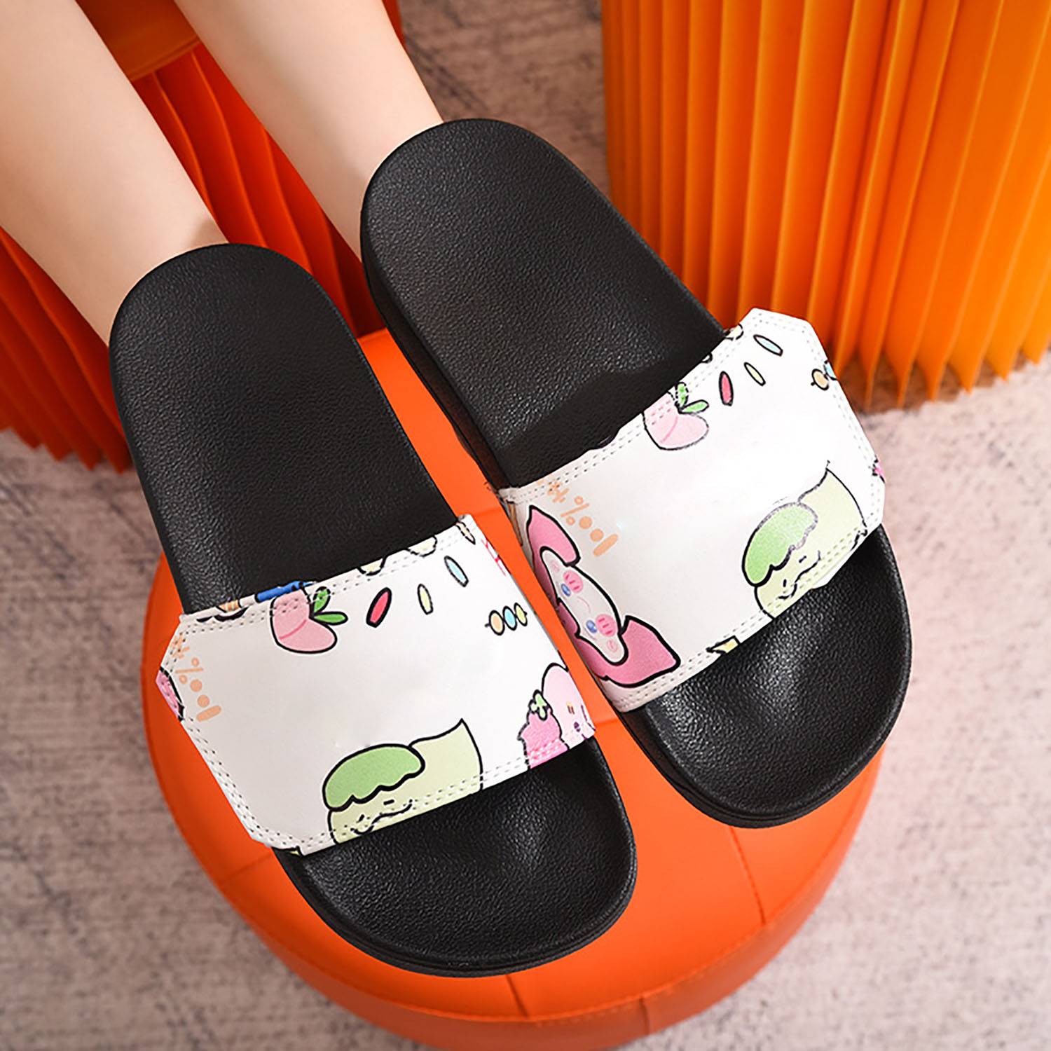 Custom Slippers W/ Hook&Loop for Men and Women 14