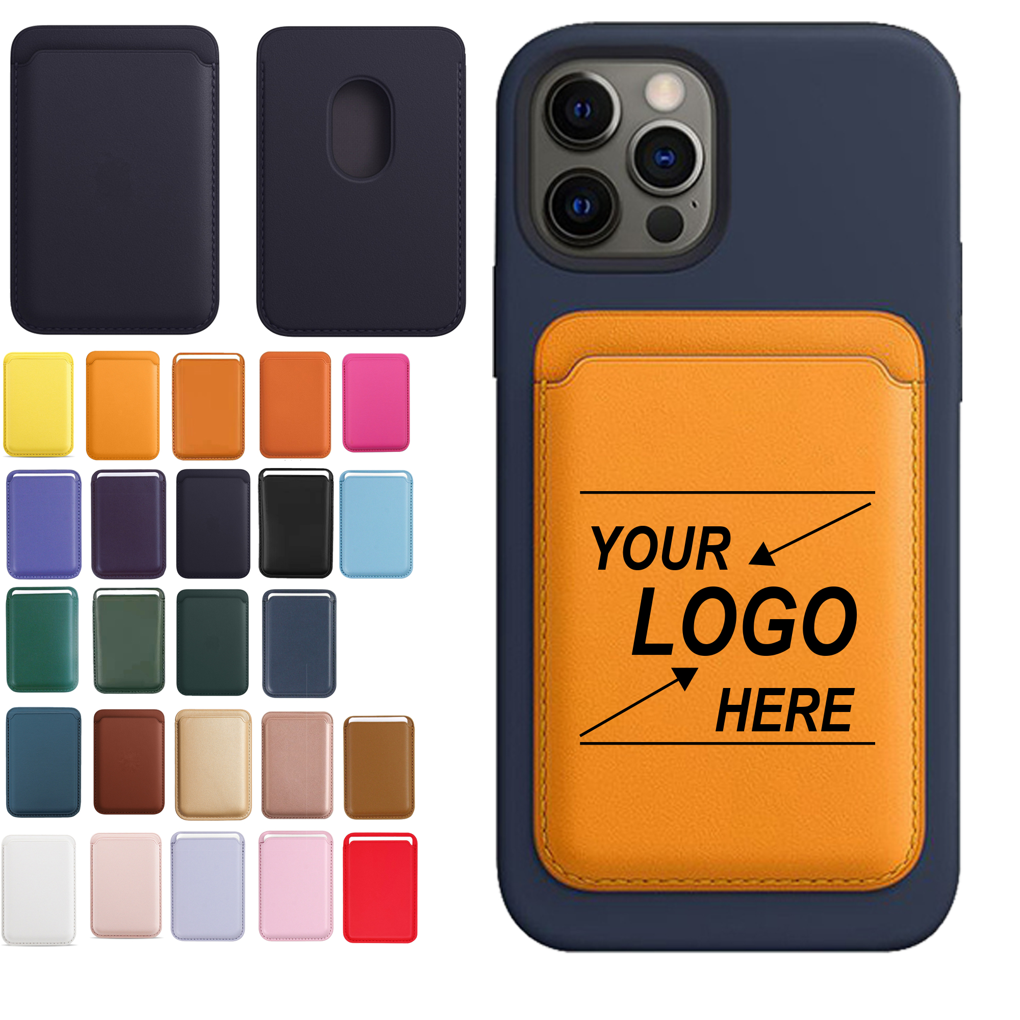 Premium PU Leather Phone Case with Magnetic Wallet Attachment 18