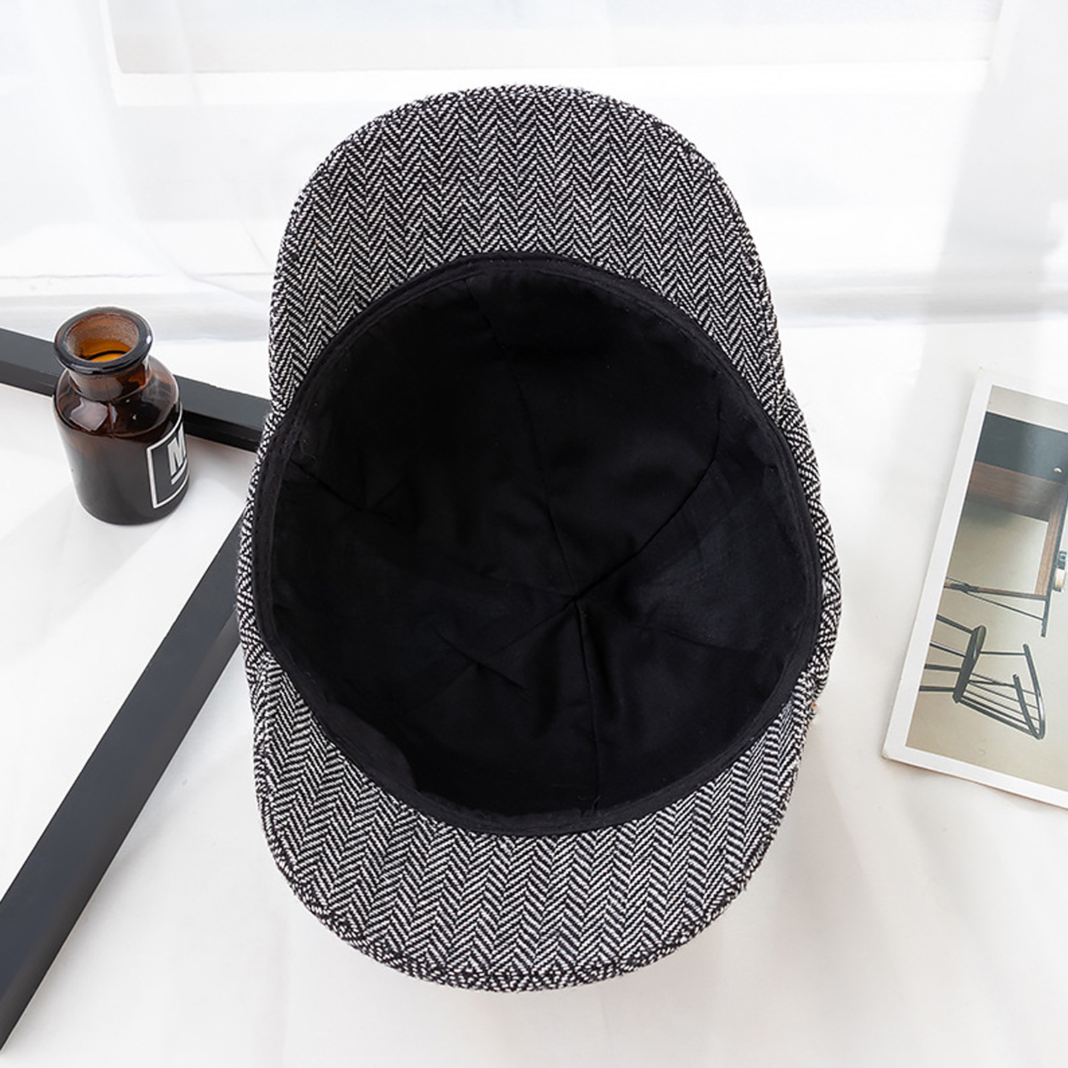 Men Women Tweed Deerstalker Hat 2