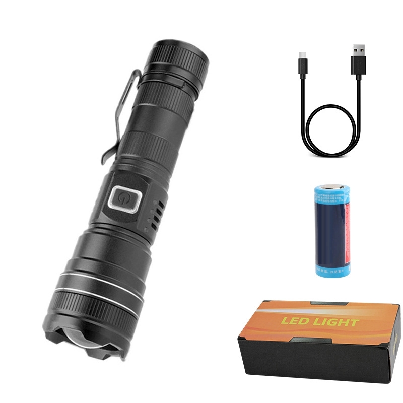 Custom Rechargeable Zoomable Flashlights 5