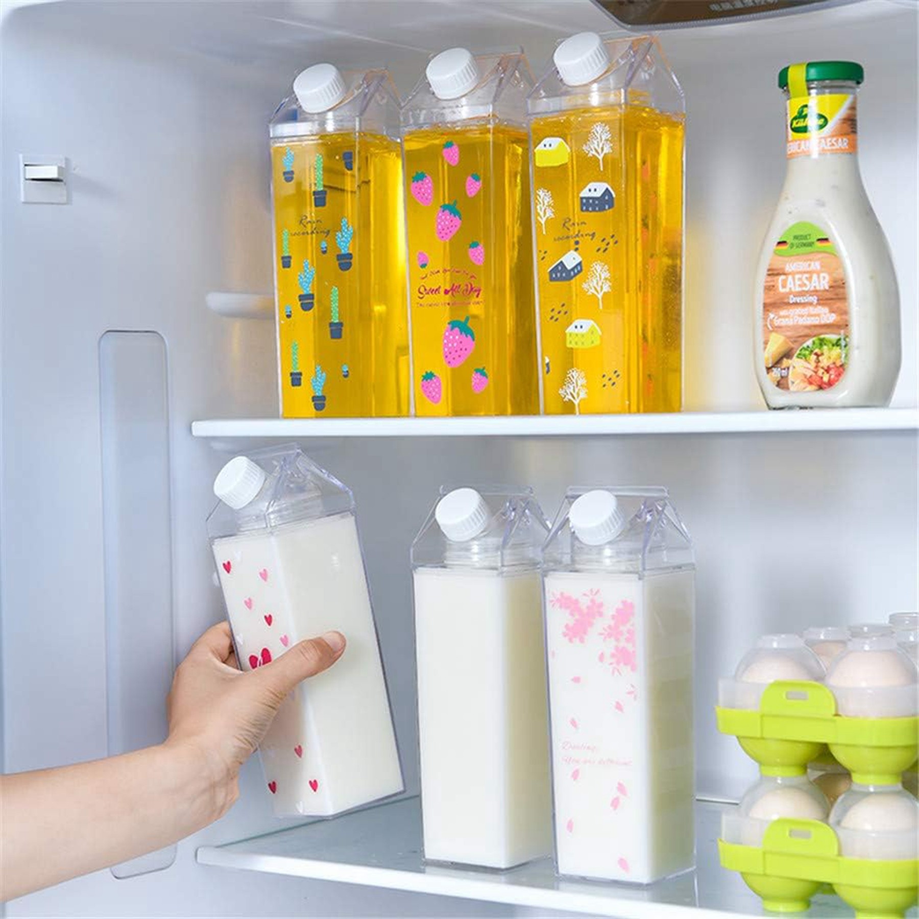 33 Oz Clear Plastic Outdoor Drinking Milk Cup 7