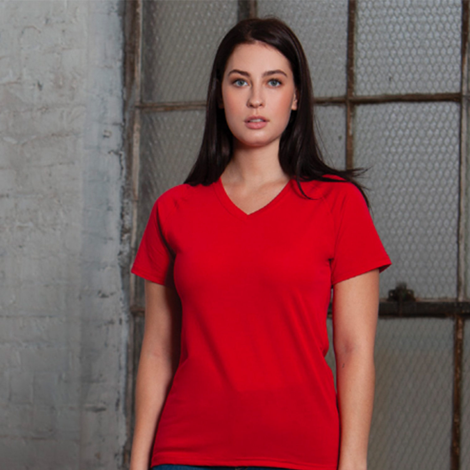 Ultra Soft Stretch Fit Dye Women's Crew Neck Tee 3