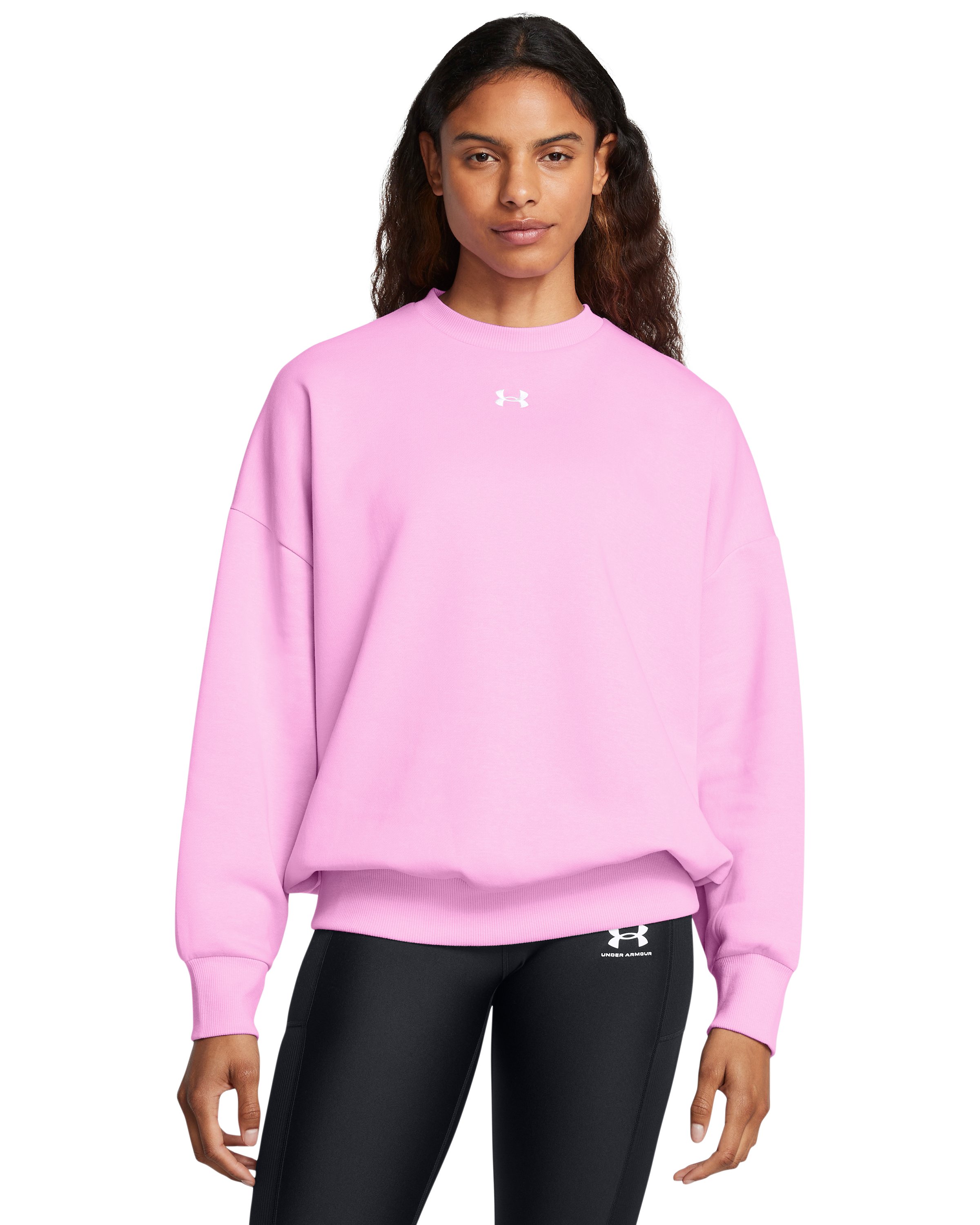 UA Rival Fleece Women's Oversized Crew 6