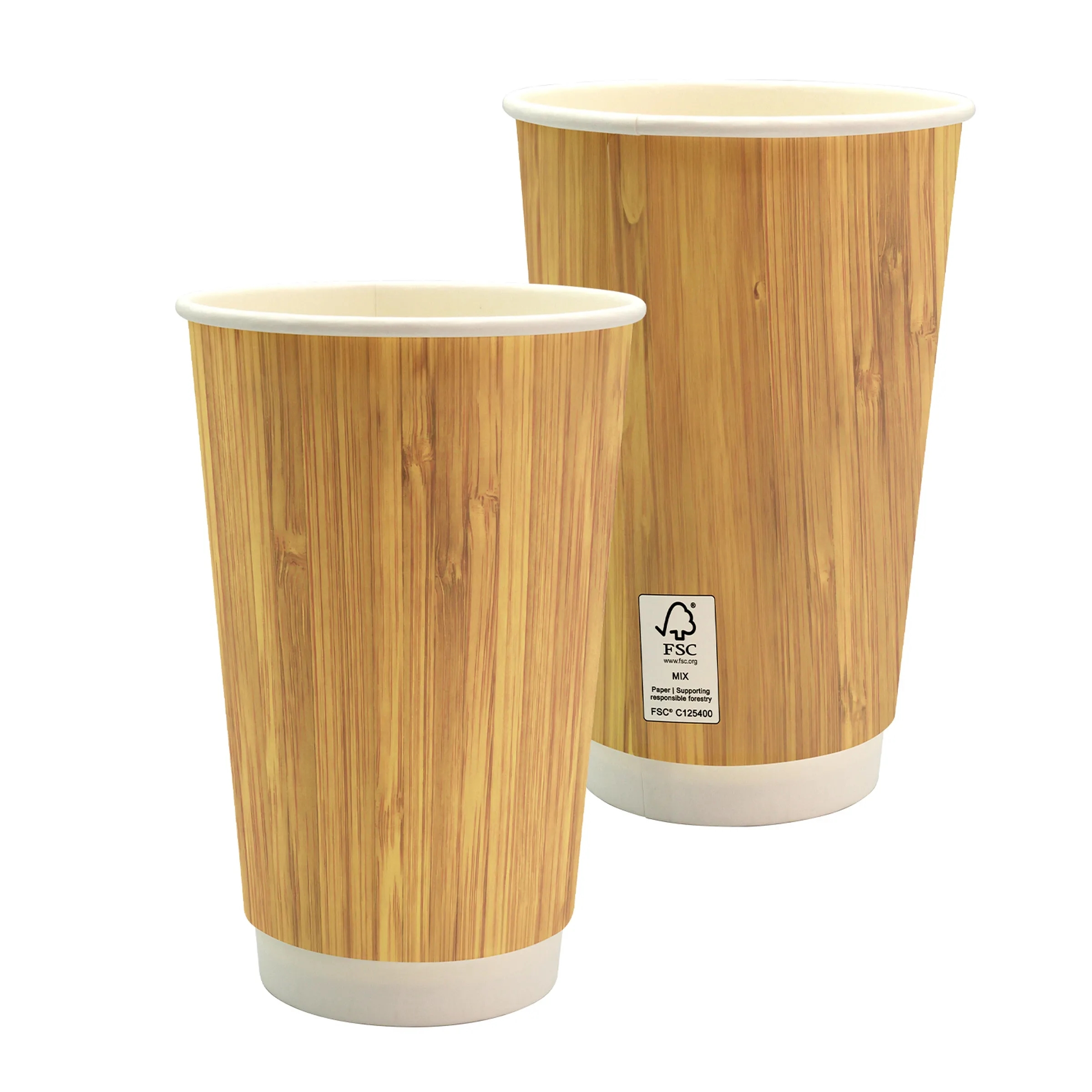 16 oz. Full Color Bamboo Pattern Paper Cup 3