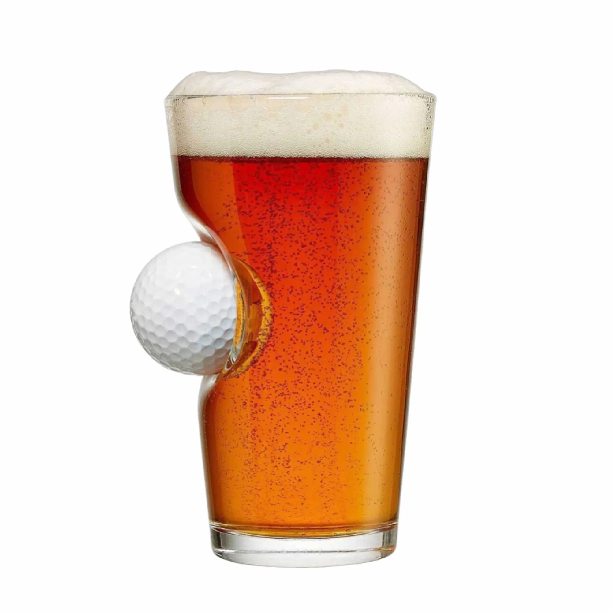 Golf Ball Inlaid Creative Beer Glass 2