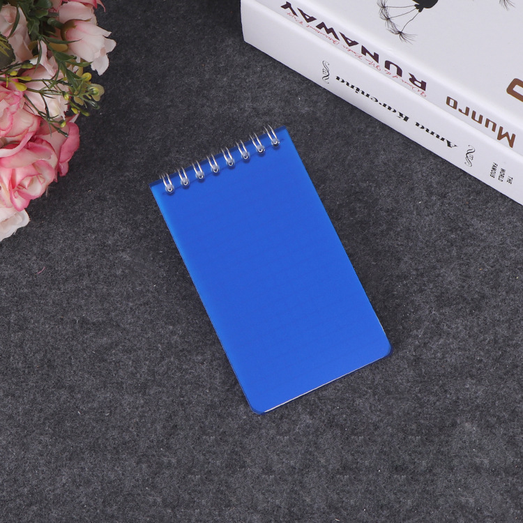Waterproof Paper Notebook w/ Cover Top-Spiral Memo Book 6