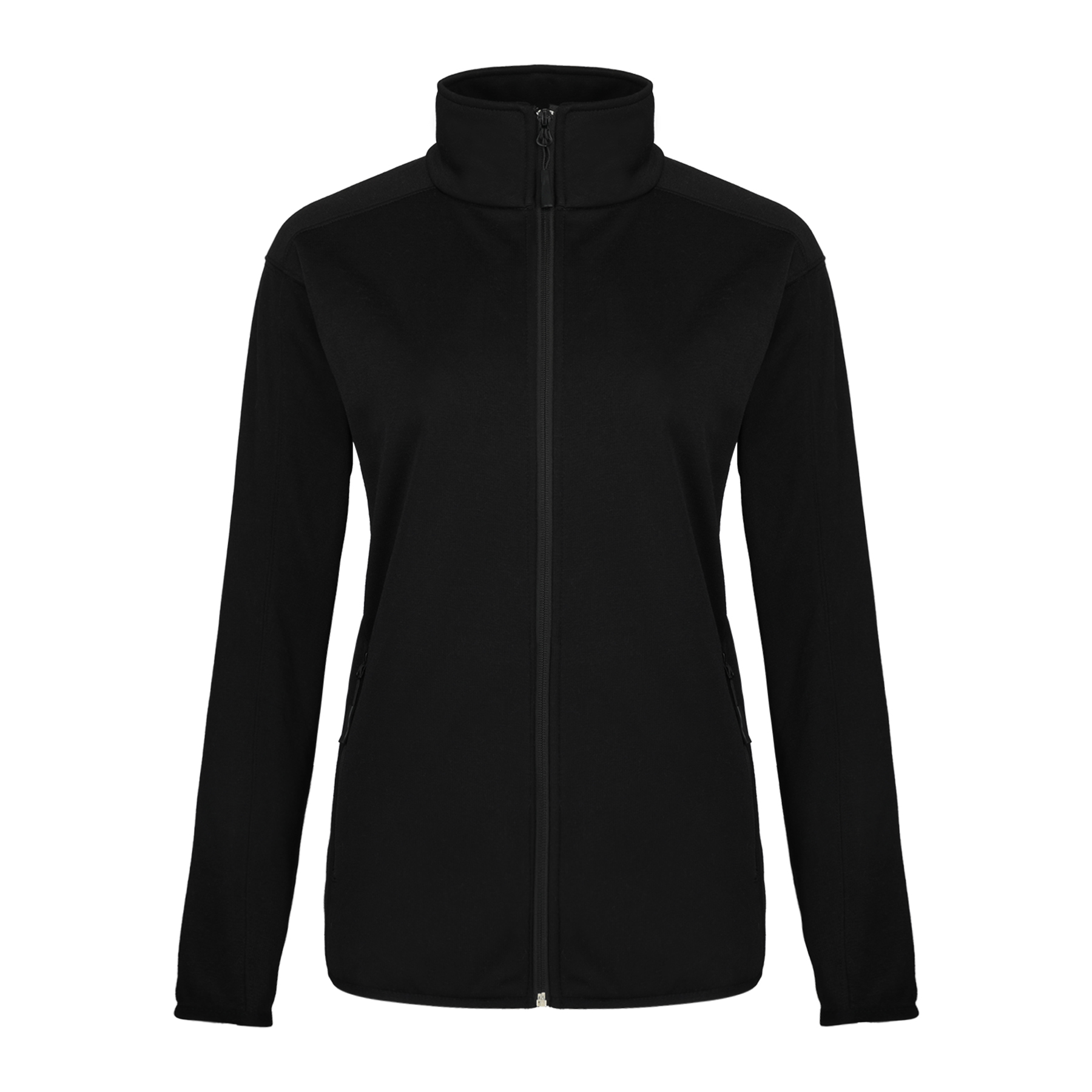 Women's Heathered Sweater Full-Zip Fleece Jacket 15