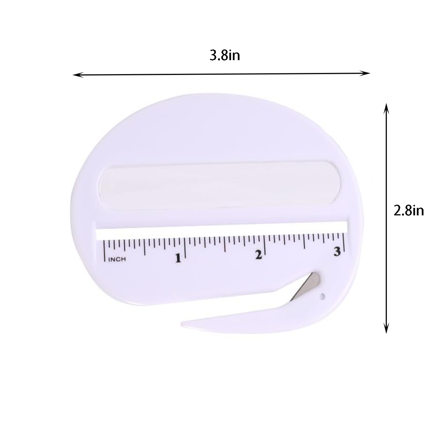 3 in 1 Plastic Ruler Magnifier Letter Opener 5