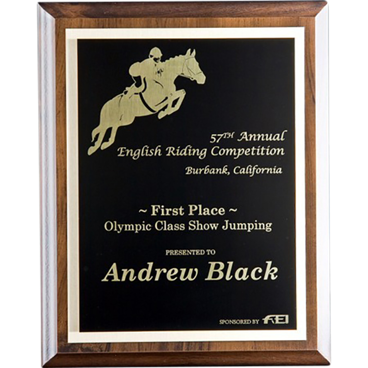 Double Plate Lasered Plaque-Cherry