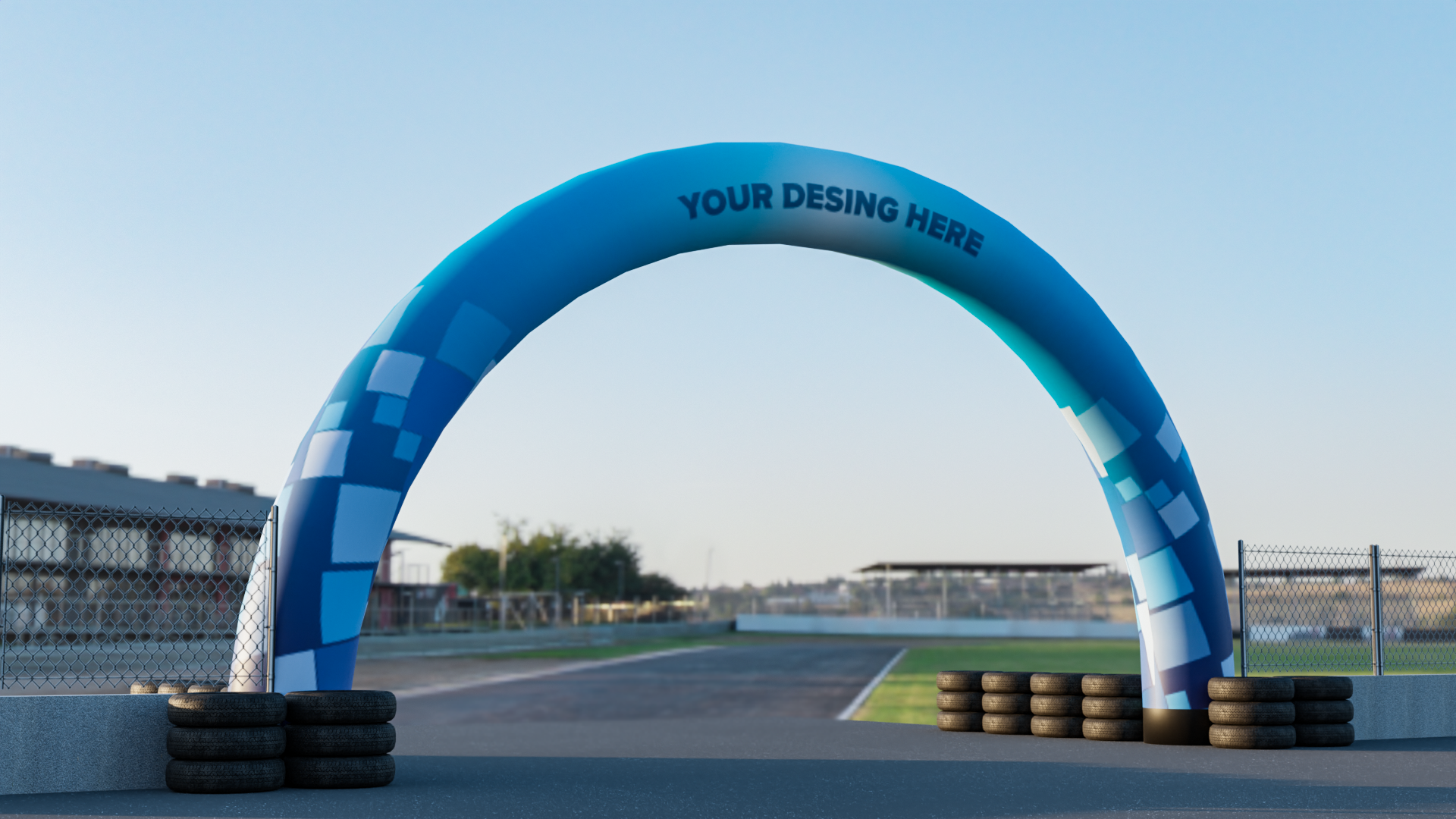 Custom Inflatable Round Arch - Constant or Sealed Air 2