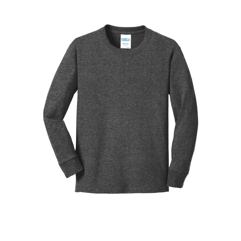 Port & Company Youth Long Sleeve Core Cotton Tee. 57