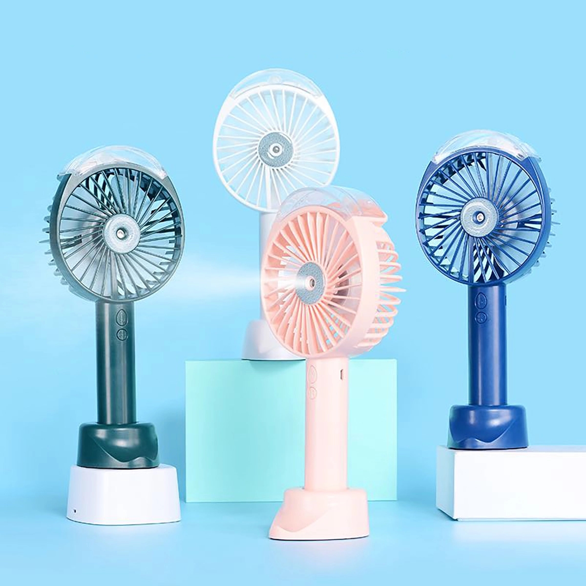 Rechargeable Spray Hydrating Misting Fan 2