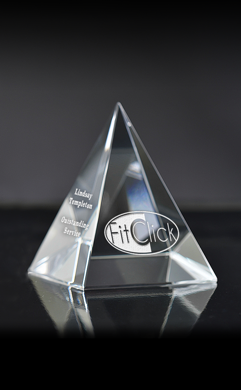 Small Pyramid Paperweight