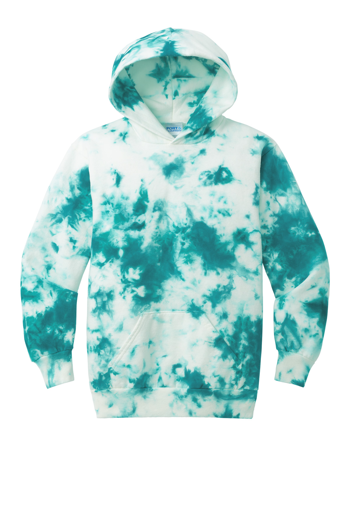 Port & Co Youth Crystal Tie-Dye Pullover Hoodie PC144Y 20