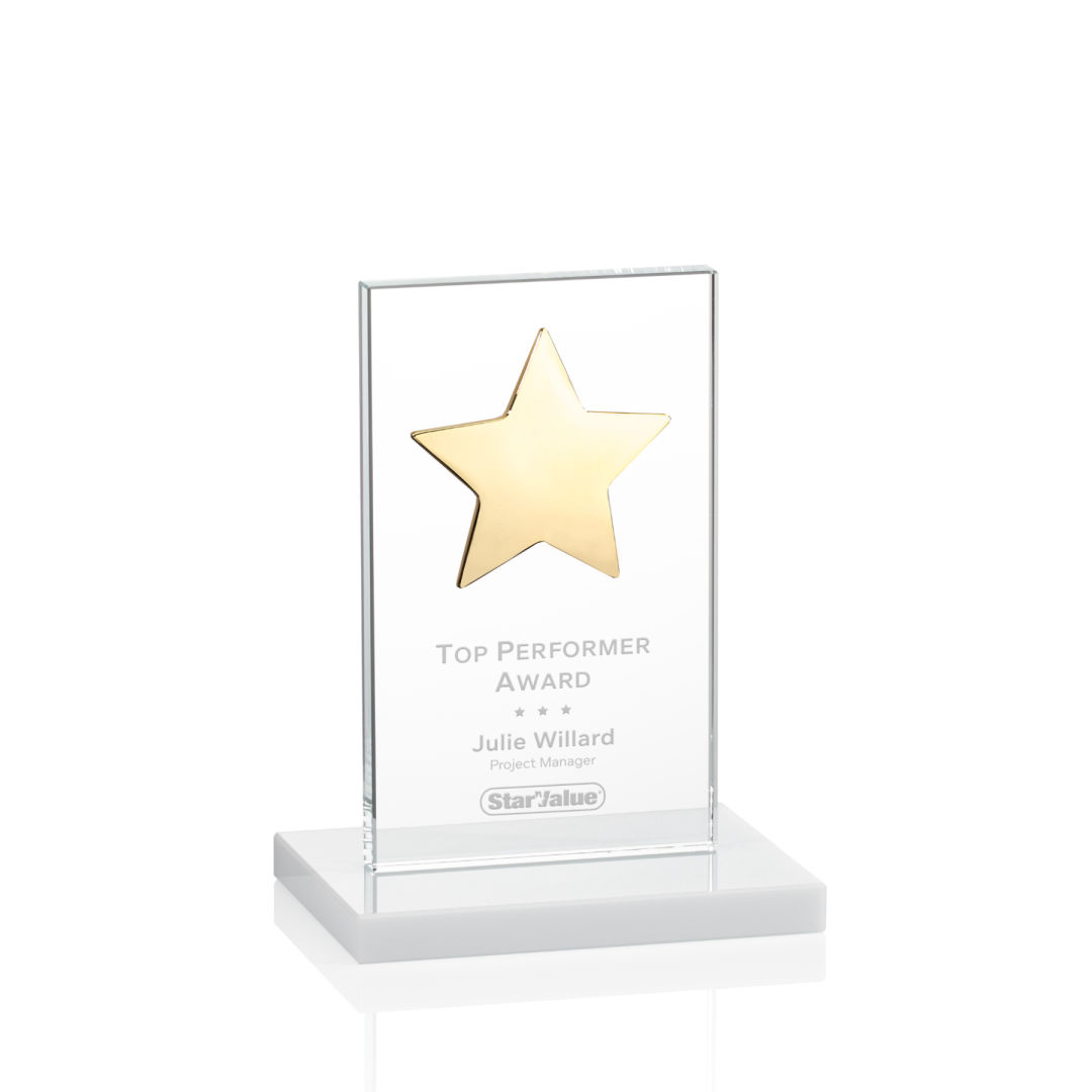 Dallas Star Award - White/Gold 9