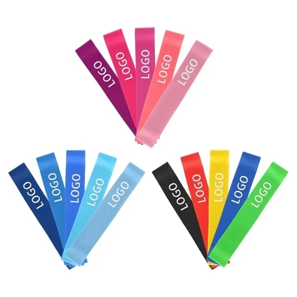 5-Piece Annular resistance ring tension Yoga Stretch Band 4