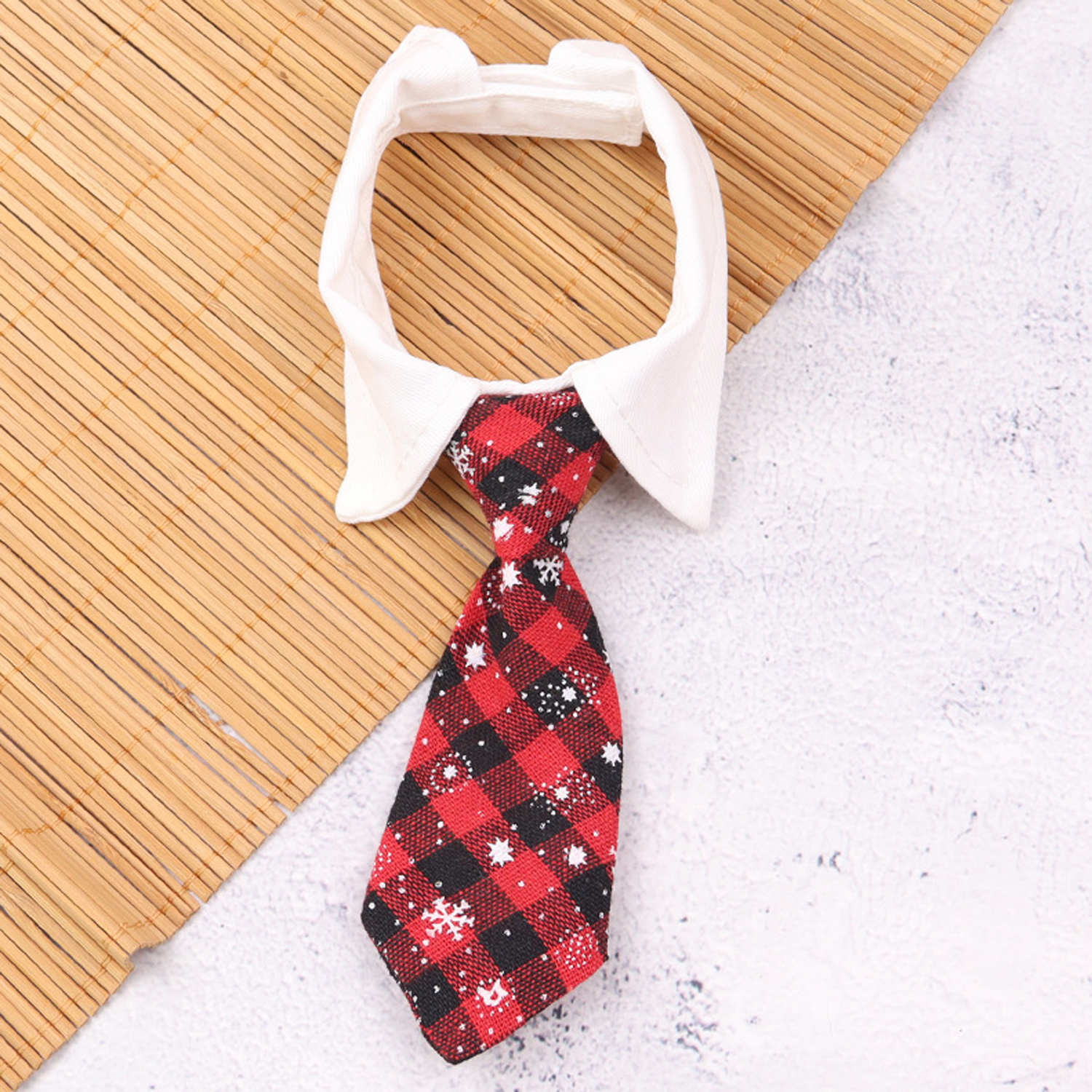Adjustable Polycotton Pet Neck Tie 11