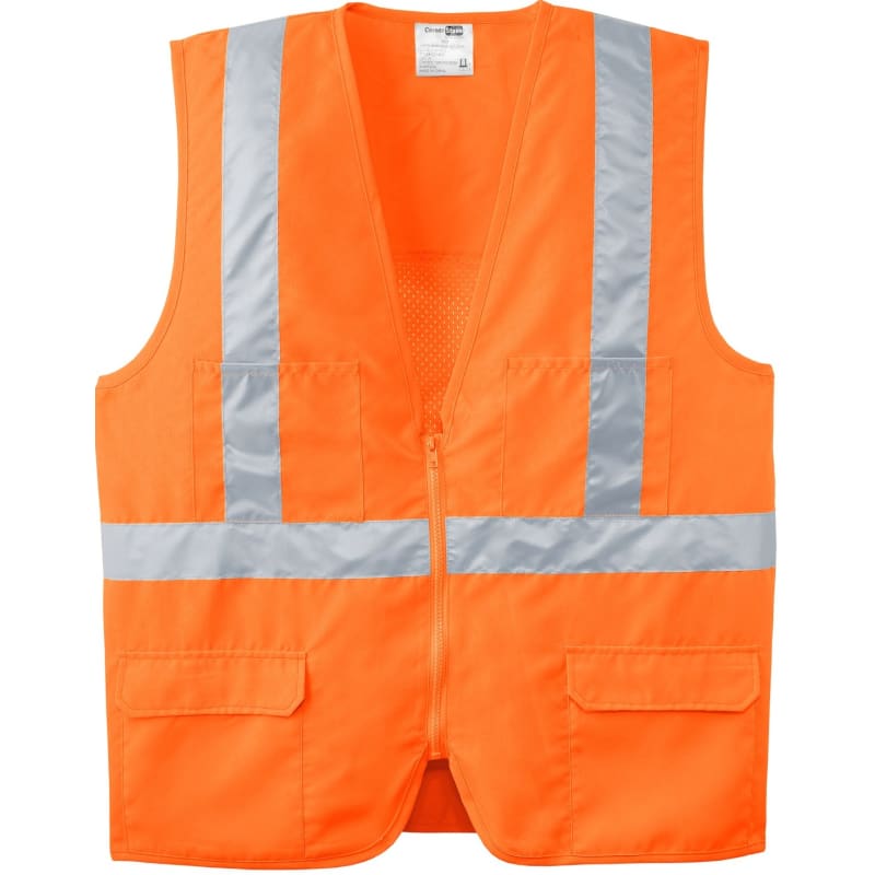 CornerStone - ANSI 107 Class 2 Mesh Back Safety Vest. 3