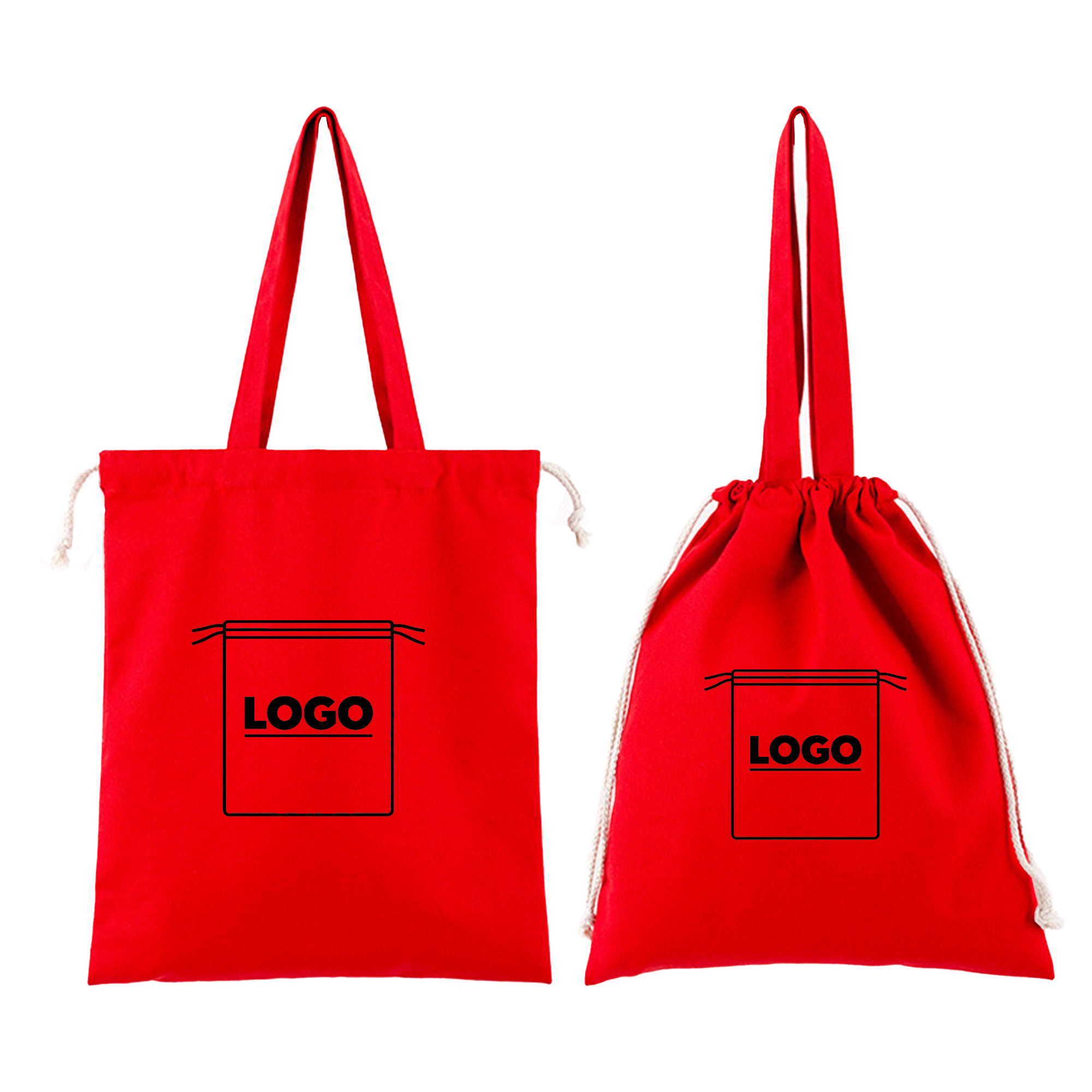Drawstring Shopping Handheld Tote Bag 6