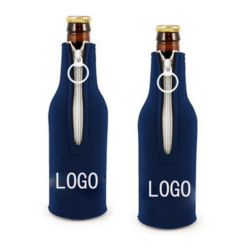 Neoprene Bottle Sleeve with Zipper 2