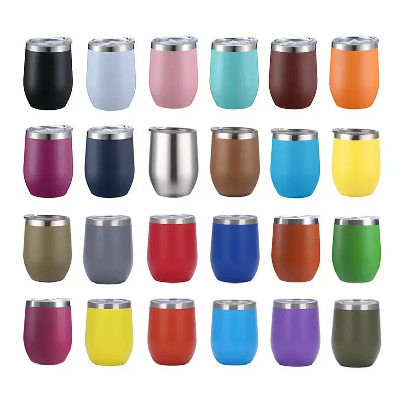 12oz Wine Tumbler with Lid 5