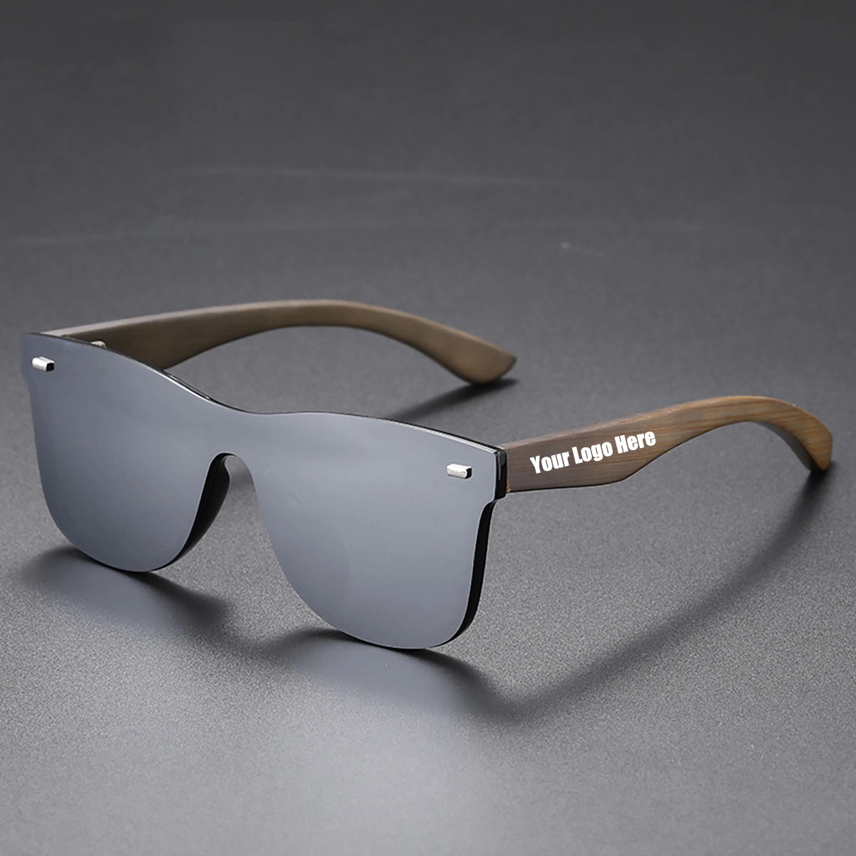 Customize Polarized Sunglasses With Wooden Frame Legs 7