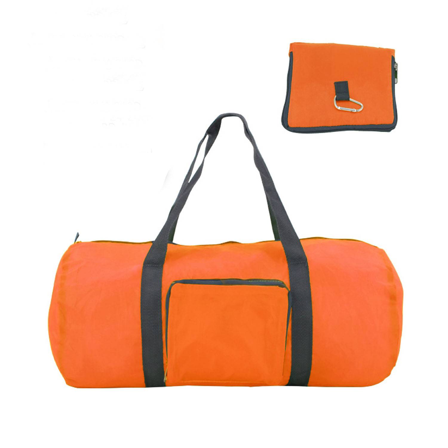 Foldable Polyester Duffle Bag w/ Carabiner 4