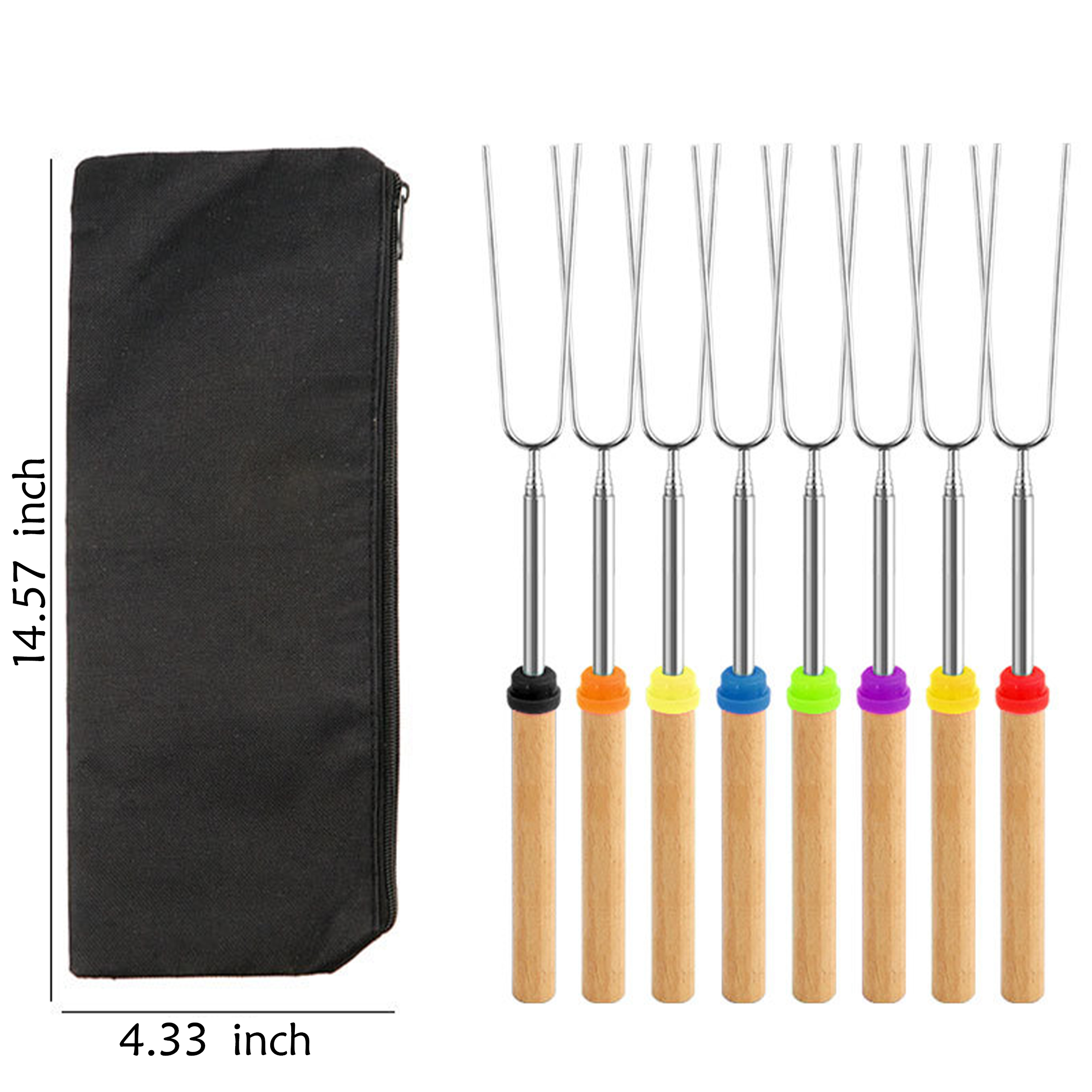 Stainless Steel Barbecue Fork Set 3