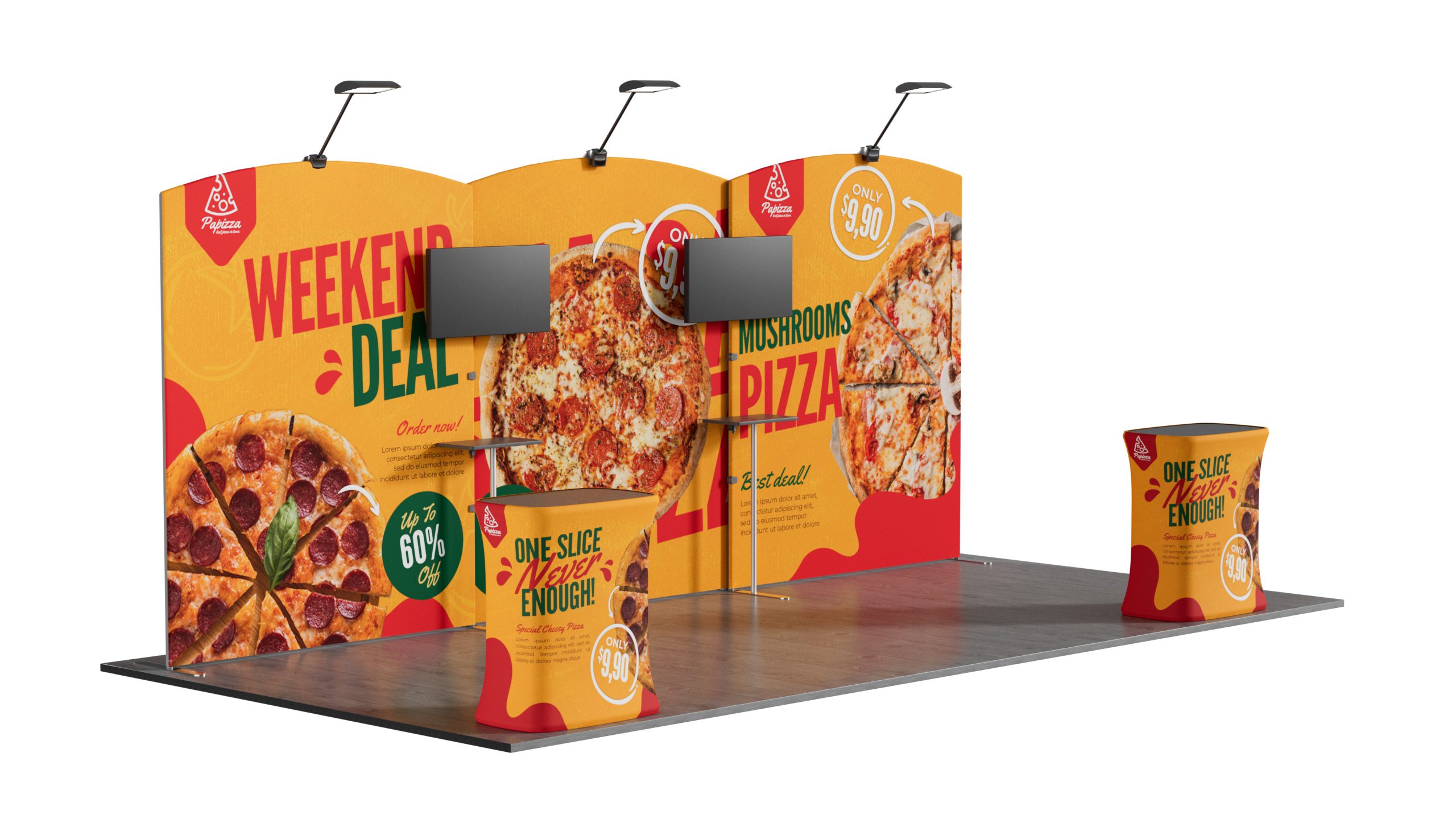 10'x20' Tradeshow Booth Kit - P Kit 2