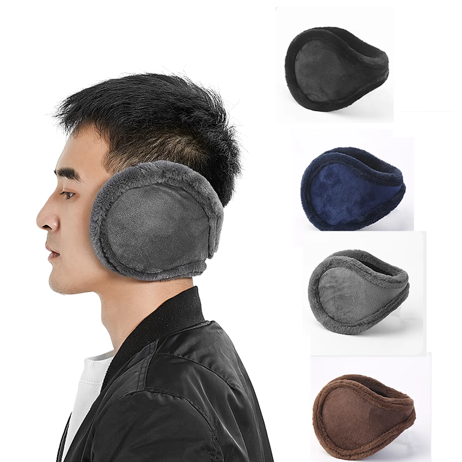 Winter Outdoor Sports Windproof Plush Earmuffs 2