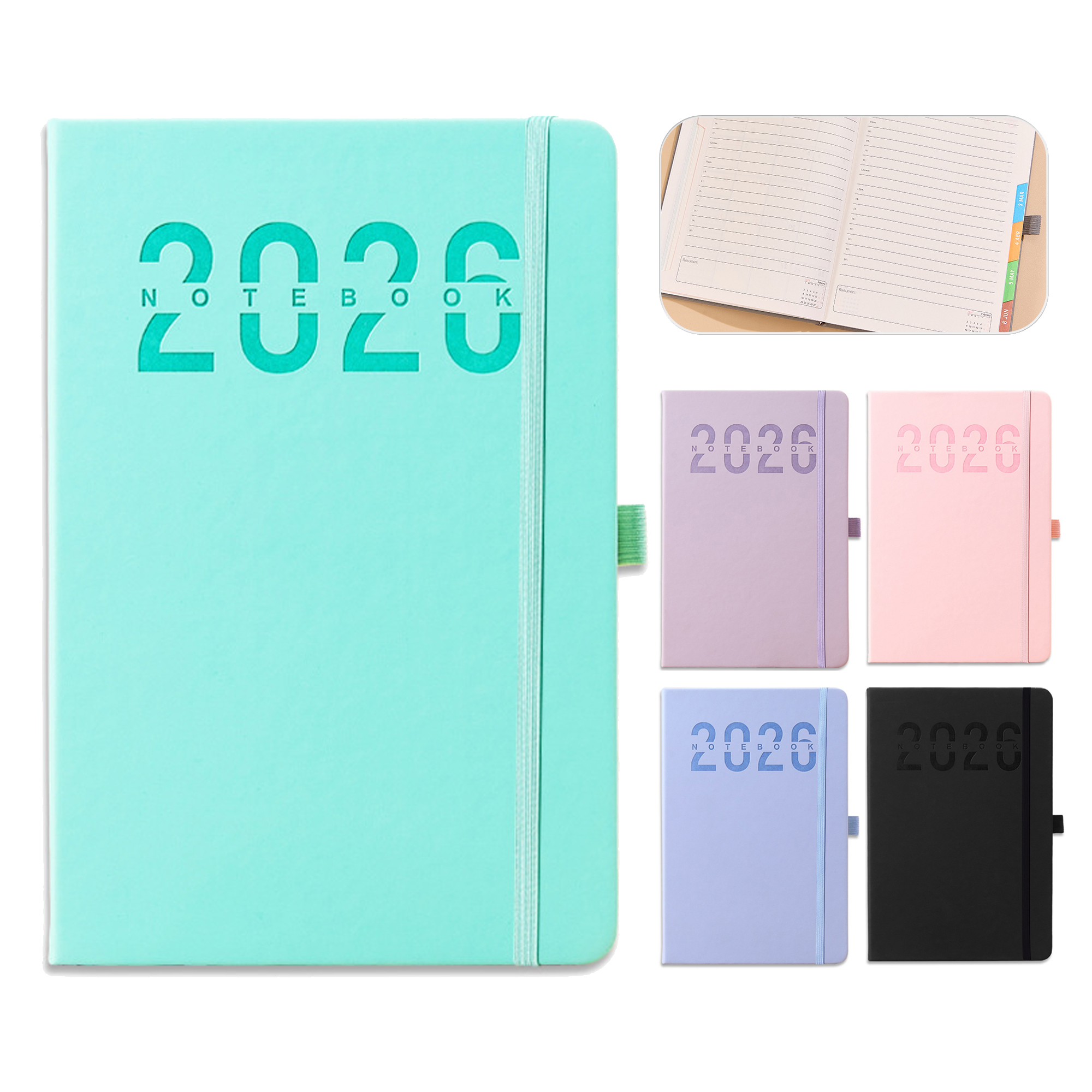 2026 Daily Planner Journal With Pen Loop 1