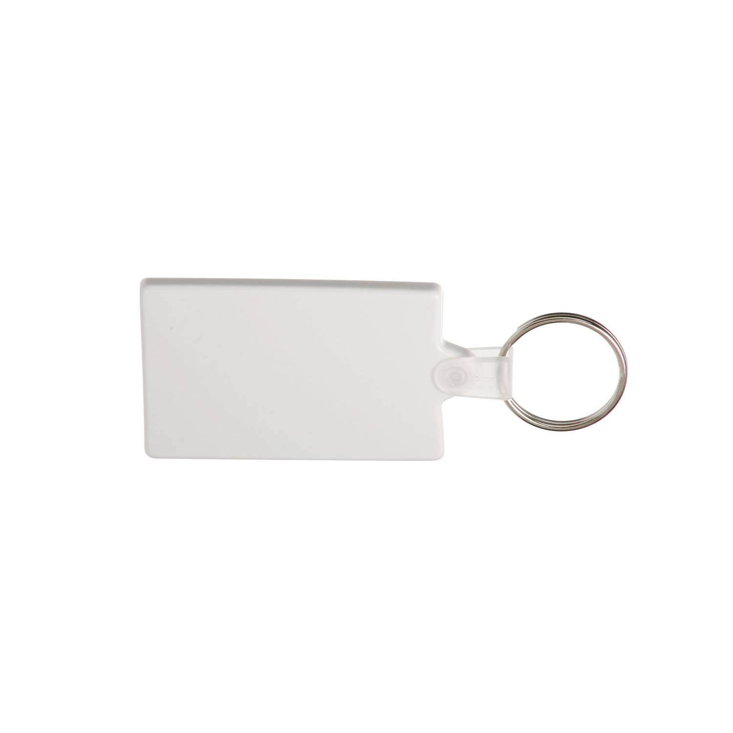Rectangle Soft Plastic Keychain 5