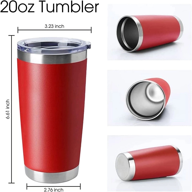 20Oz Stainless Steel Tumbler w/ Lid 14