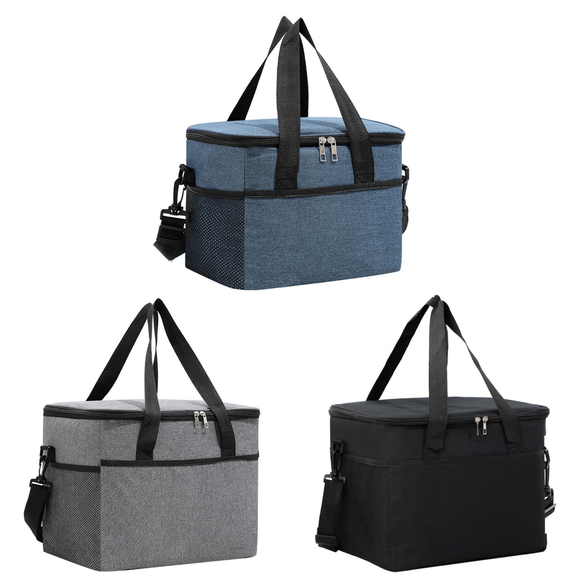 22L Solid Color Portable Insulated Bag 3