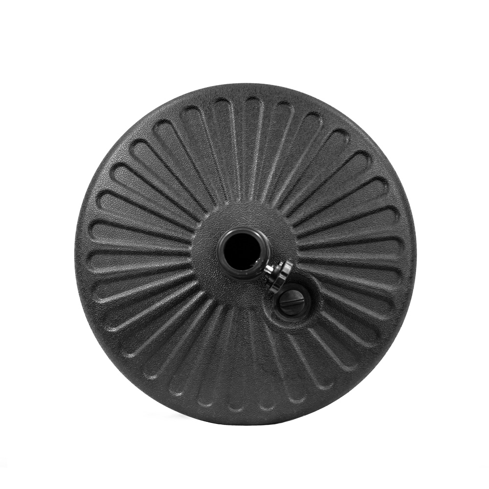 Patio Umbrella Base Free-Standing Durable High-Density Textured Plastic