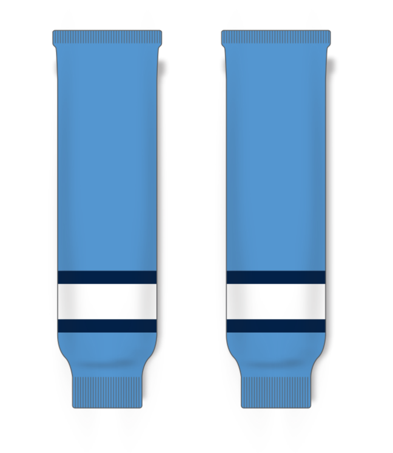 Knitted Striped Hockey Socks HS630-G11 32