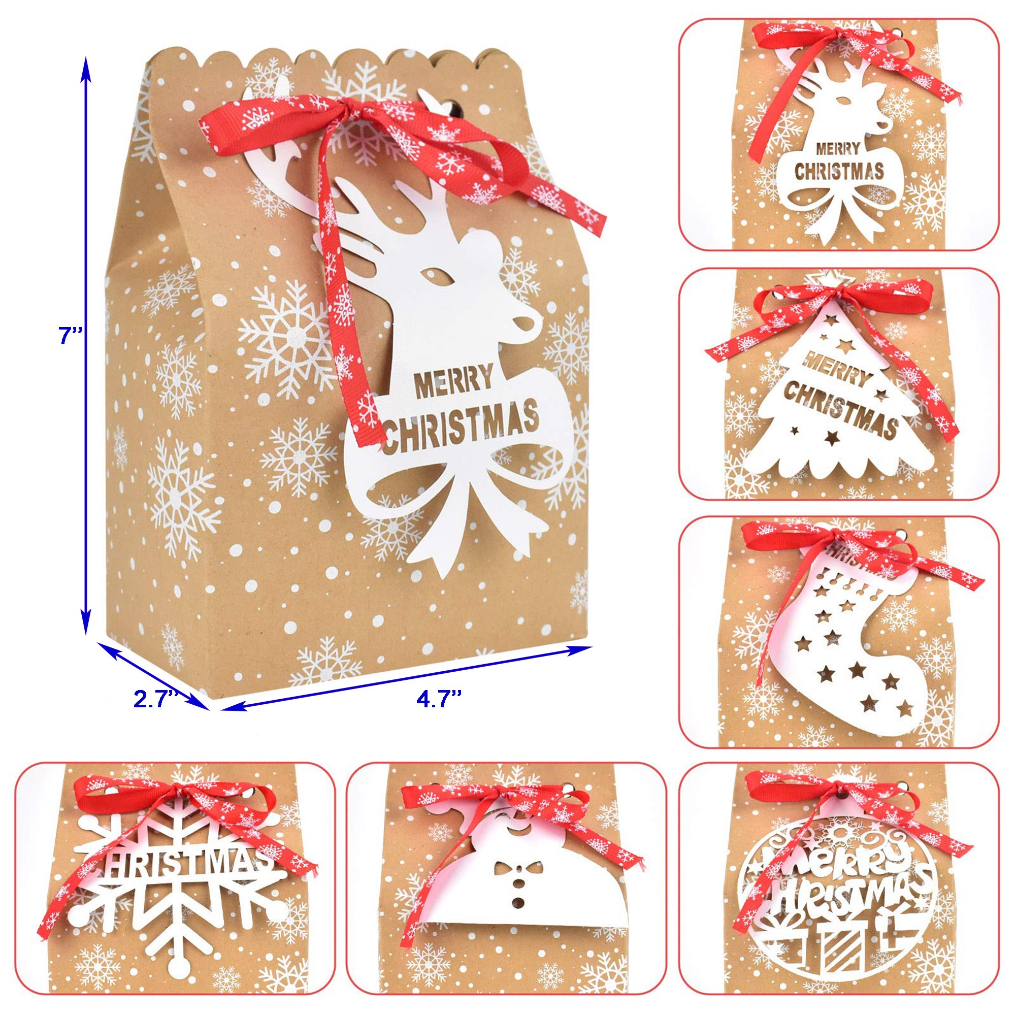 Christmas Kraft Paper Gift Bag 2
